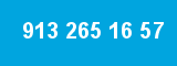 913 265 16 57